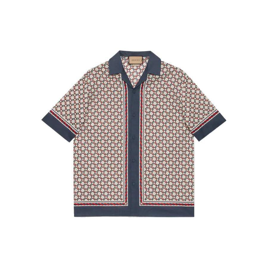 GUCCI SS22 Shirt Men's Ivory White 690464-ZAIZX-9093