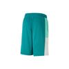 PUMA Colorblock Elastic Waist Mesh Sports Shorts Men Bottoms Green 848944-14