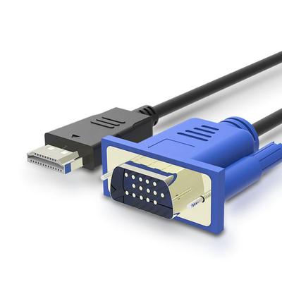 1,8 m/3 m HDMI-auf-VGA-Kabel, Stecker auf Stecker, 1,8 m Videoadapter, nur für HD-Player auf HDTV