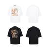 Cross-border trendy brand HOUSE & ERRORS Eye of Truth Letter Pattern Printed Short Sleeve T-Shirt Men's and Women's High Street Half Sleeve