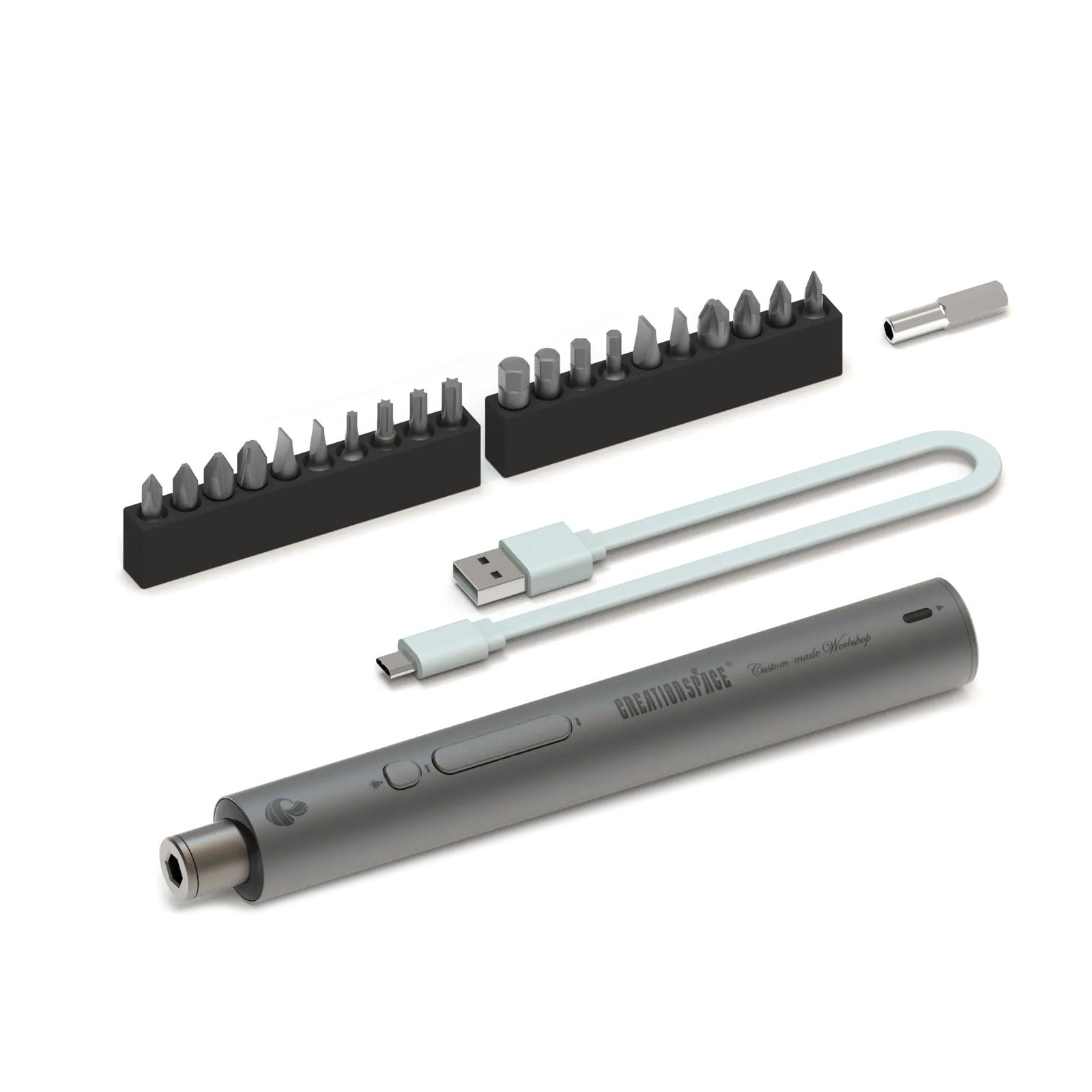 

CS1902A Беспроводной электрический шуруповерт набор 1.5Nm Мини инструменты USB зарядка 3.7V электрическая отвертка переменная скорость