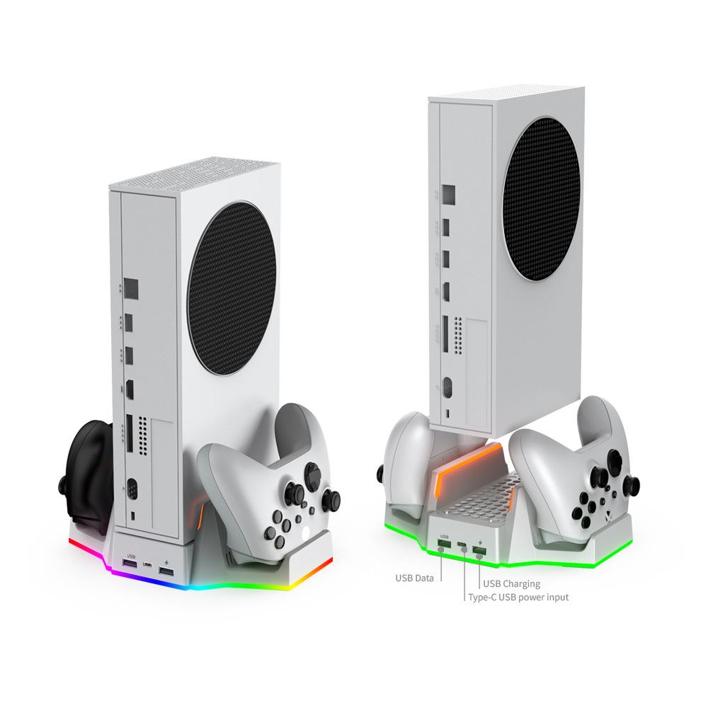 DOBE Xbox Series S Cooling & Charging Dock with Dual Battery Controller Stand (TYX-0663D)