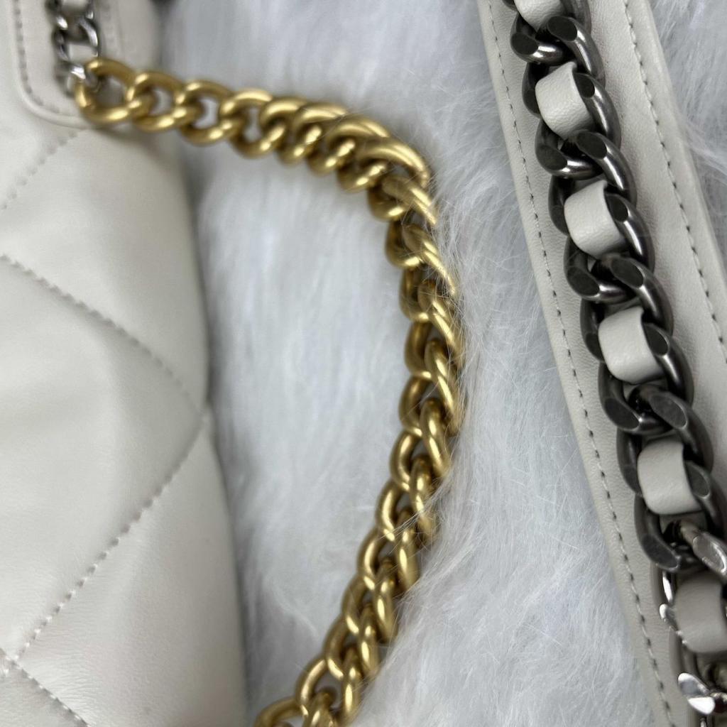 New diamond cloud bag chain bag leather mouth cover bag large capacity women's bag single shoulder oblique span bag
