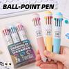 28 Color Ballpoint Pen 0.8Mm Soft Grip Press Multicolor Writing Pen For Drawing School Supplies Stationery