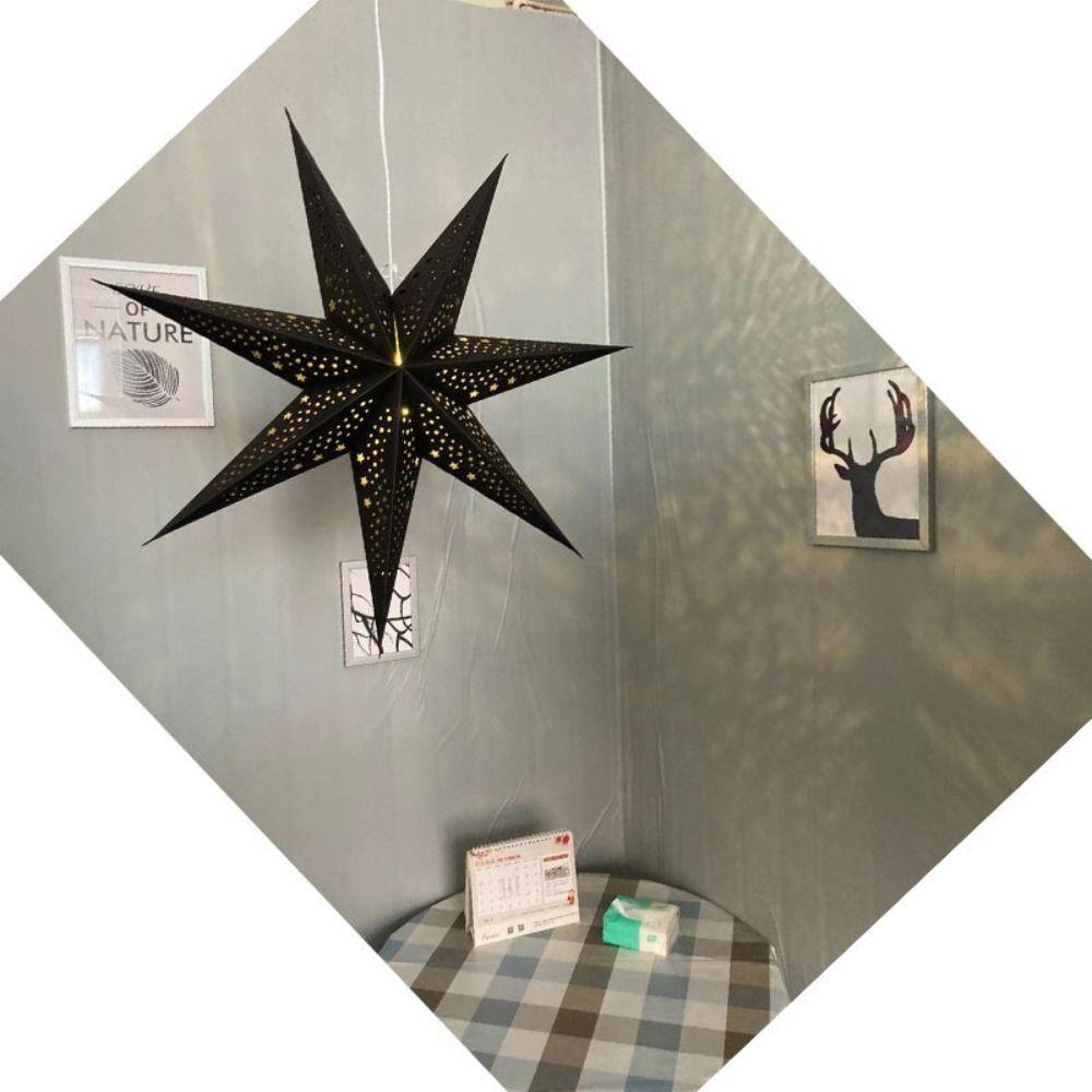 Folding Star Lanterns Christmas Decorations Star Lampshade New Hanging Paper Stars  Home Decor