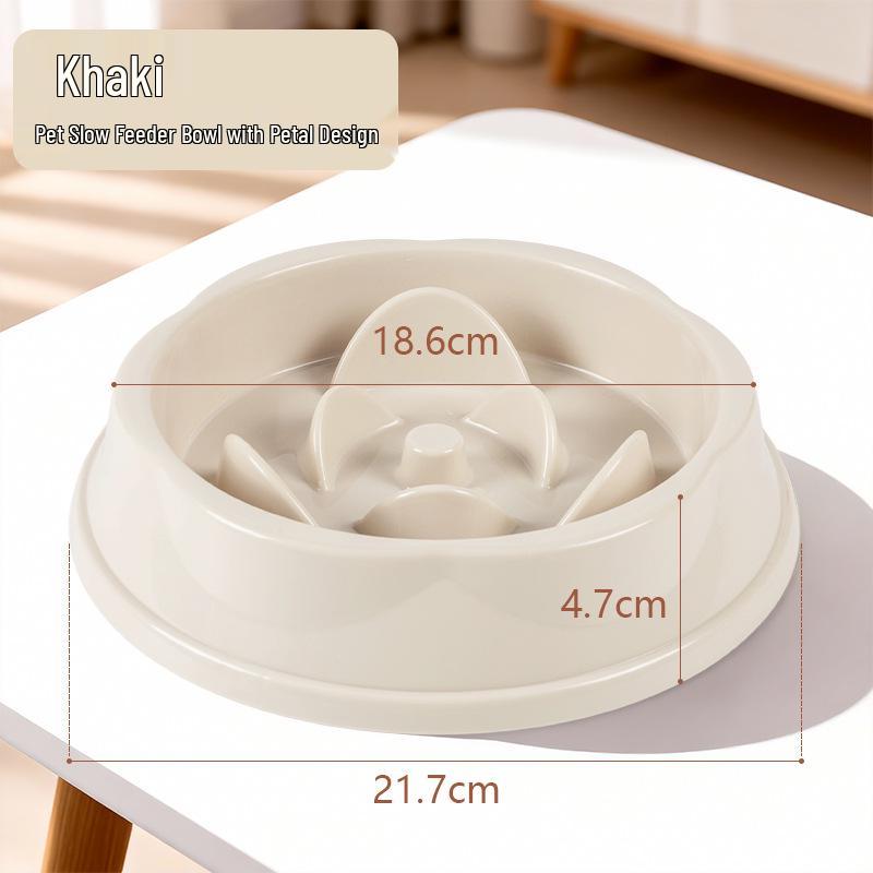 Anti-Choking Non-Slip Pet Feeding Bowl - Slow Feeder for Cats & Dogs