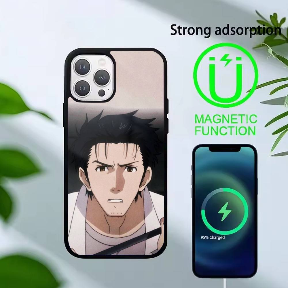 

G-Rintaro V-Okabe STEINS GATE Phone Case For iPhone 17,16,15,14,13,Pro,Max,Plus,Magnetic For Magsafe Wireless Charging iPhone15PRO