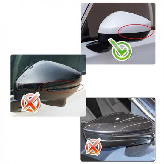 Left Side Rearview Mirror Cover Cap Printed For 11th Honda Civic 2024