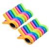 Multifunctional Big Size Plastic Clothes Clips for Securing Bedding and Garments Sturdy Laundry Pegs Ideal for Home Outdoor Use.