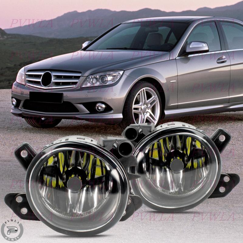 LED Fog Lamp For Benz W251 W204 R/C300 R/C350 2006 2007 2008 2009 2010 2011 2012 2013 2014 Front Bumper Fog Lights 2518200756