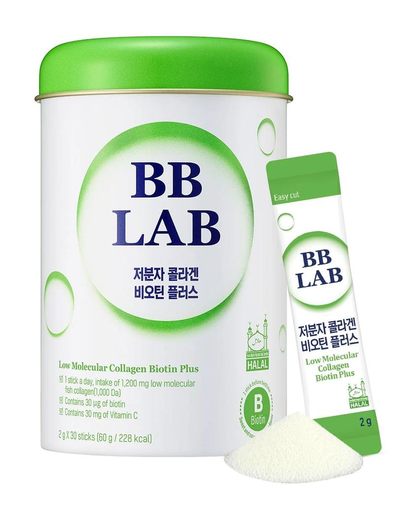BB Lab LOW MOLECULAR COLLAGEN BIOTIN PLUS 2g X 30ea / KBeauty, Korean Supplement, Nutritional Supplement