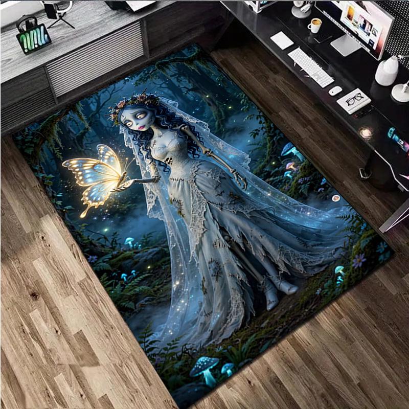 Fantasy Forest Bride Rug Carpet Office Decorative Carpet For Living Room Bedroom Door Mat Floor Rug Computer Chair Area Rug