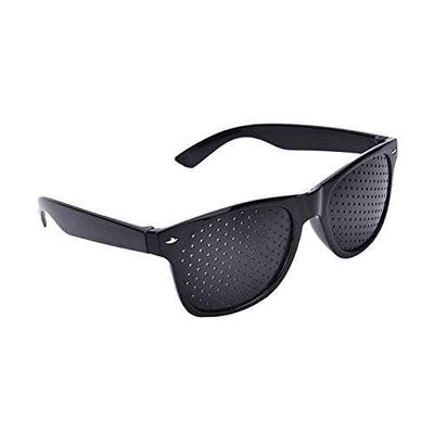 Cute Critters Pinhole Glasses, Stenopeic Eye Exercise Glasses, Black