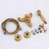 Antique Bronze Bathtub Shower Faucet Set Wall Mounted Bathrom Shower Faucet, Bathroom Cold & Hot Bath and Shower Mixer Tap Brass