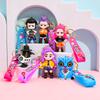 New  Demon Hunters Keychain, Tiger Character PVC Figure Keychain, Cute Harajuku Style Key Ring for Kids & Fans Halloween