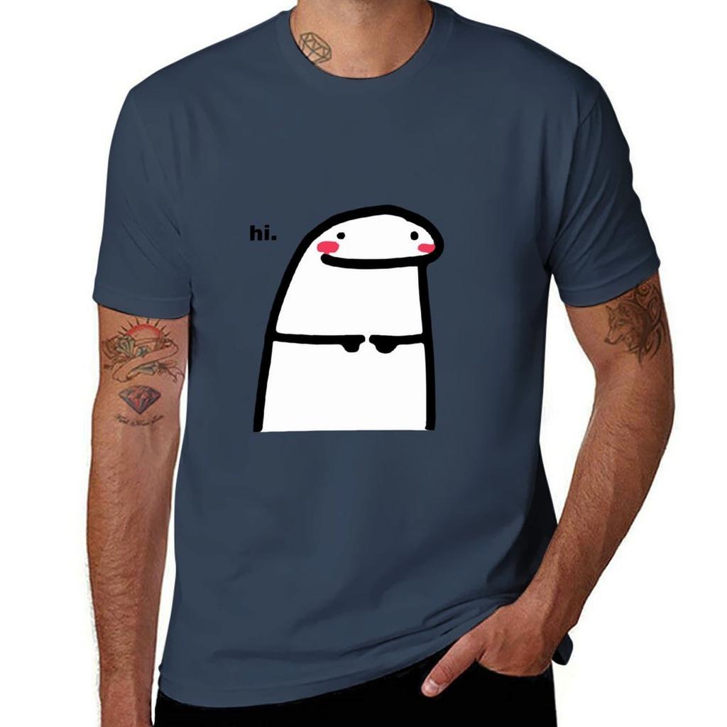 Shy Flork Hi Tshirt Big Size Loose Fit Tee Shirt