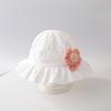Ruffle UV Protection Fisherman Cap Flower Baby Hat Summer Princess Baby Sun Hats