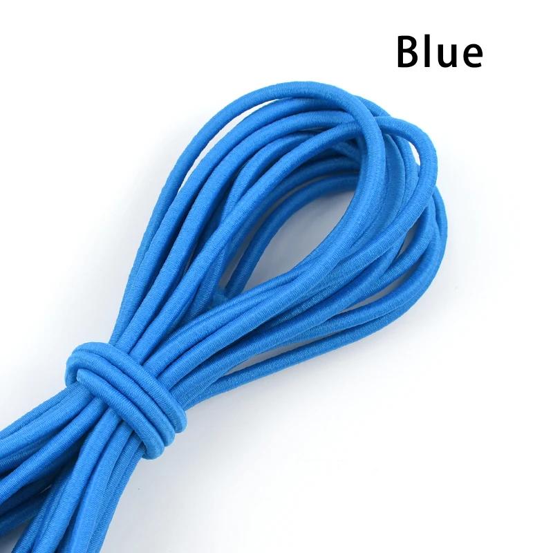 10M 2.5mm Elastic Bands Adapter HairBand Stretch Rubber Rope By Meters Apparel Belt Bungee Cord Sewing Supplies
