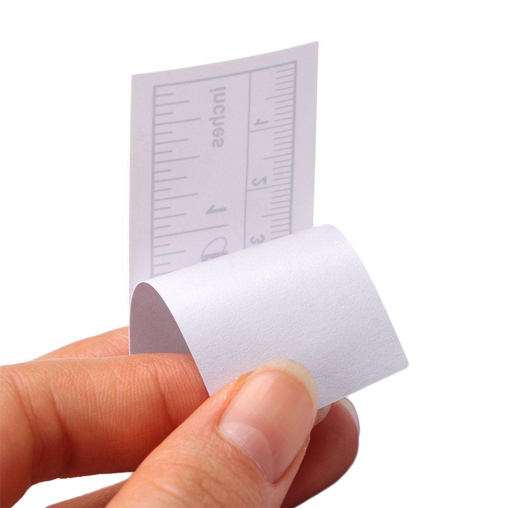 Metric Sticker Adhesive Machine Silver Vinyl Self Measure Tape Ruler
