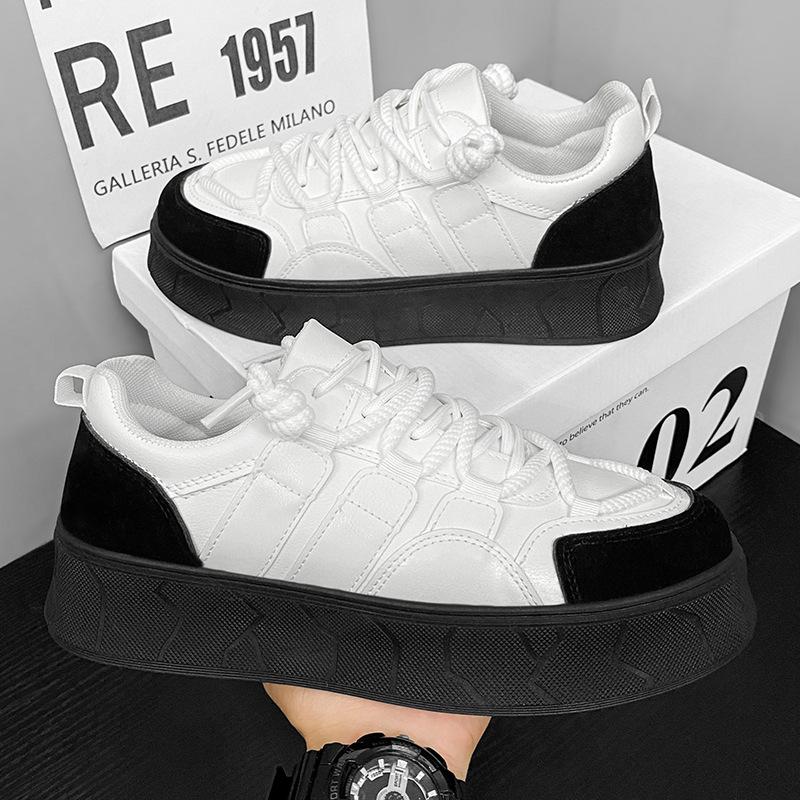 

Little White Shoes Men s 2025 Summer Japanese Versatile Breathable Thick-soled Lightweight Niche Men s Casual Shoes 39
