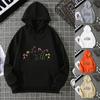 Rose Butterfly Impossible Letter Graphic Print Women Sweatshirt Fashion Warm Hooded Loose Casual Hoodies Fleece Soft Clothing