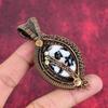 White Buffalo Turquoise Pendant Copper Wire Wrapped Pendant Gemstone Pendant Copper Jewelry Unique Pendant Gifts for Wife Handmade Pendants