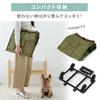 Pet Paradise Dog Carrier Bag with Foldable Carrier Casters, (Khaki)
