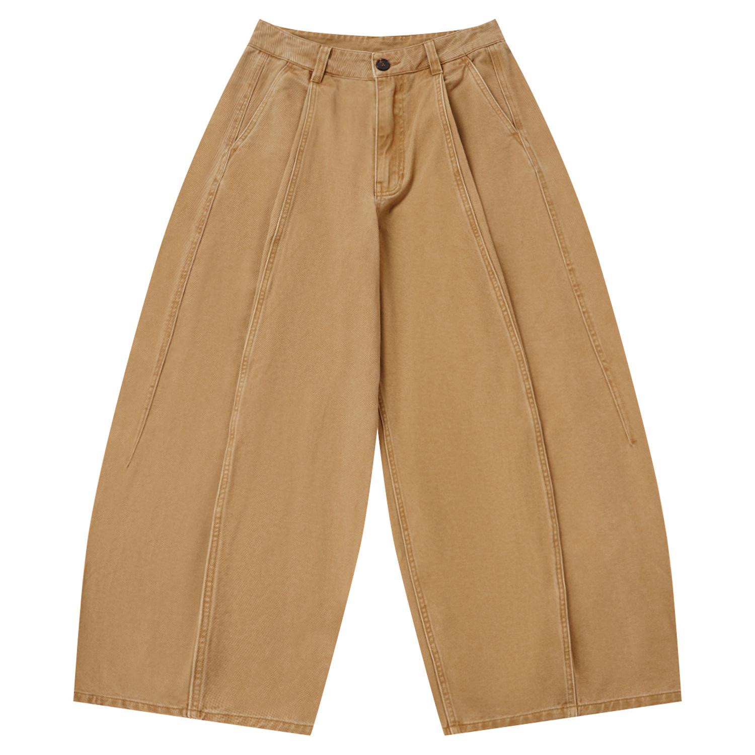 Stylish Women s Wide-Leg Pants - New Arrival for Early Spring 2026 M Length 104cm Weight 100-120kg хаки