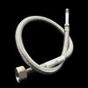 LESSO Lian Su Flexible Stainless Steel Faucet Hose for Hot/Cold Water, Braided Single Connector, Available In 40, 50, 60, 80mm Lengths
