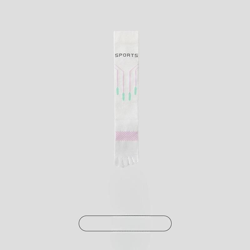 Female Professional Fitness Running Jump Rope Yoga Lean Leg Muscle Can Pressure Five Finger Calf Socks