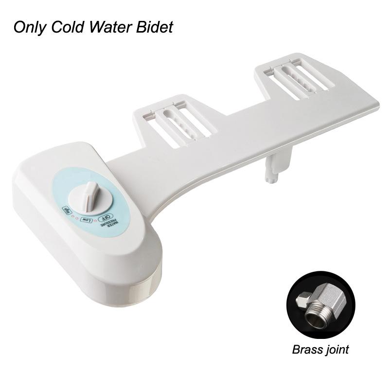 Non-electric Bidet Seat with Dual Spray for Feminine and Buttocks Hygiene