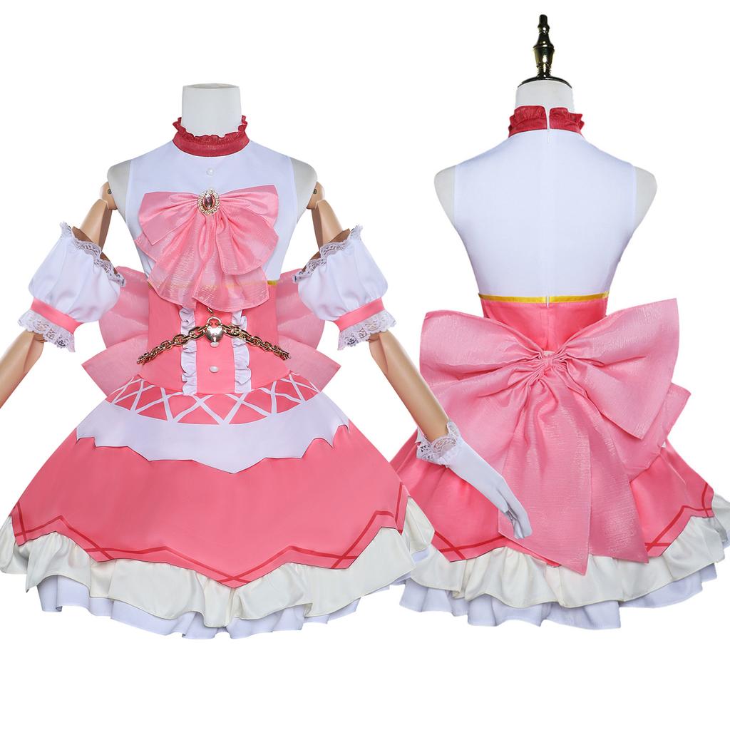 Magi Puella Madoka Magica Role Play Set Girl Clothes Prop Set Fashion Pink Style