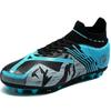 34-45 Men's High-top Football Shoes Large Size Children's Artificial Lawn AG Long Nail Green Football Boots Training Black Sneakers