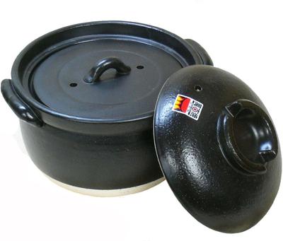 Reis Reis doppelt Yokkaichi in Reis [Fluffy Pot] 3-Tassen-Kocher, Deckel, Banko-yaki (hergestellt in Japan) [Authentischer 3-Tassen-Kocher]