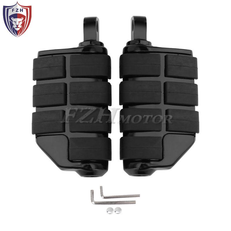 Universal Motorcycle Crash Bars Footrests for Harley Cruiser