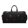 Women's Personalized Cherry Printed Large-capacity Travel Bag Household Storage Luggage Bag Can Be Used To Cover Pull Rod