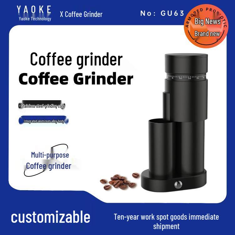 Fully Automatic Professional Coffee Grinder with Quantitative Dispensing for Western Restaurants