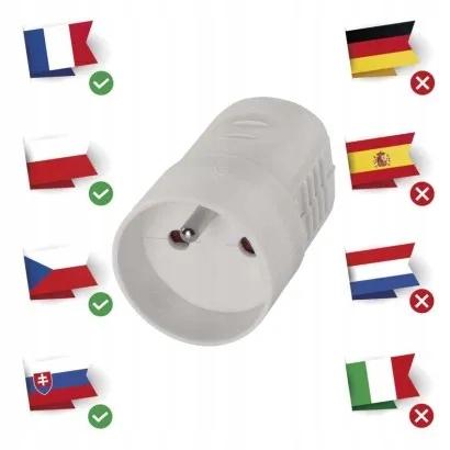 Electric Socket Splitter Emos White 1 Pc