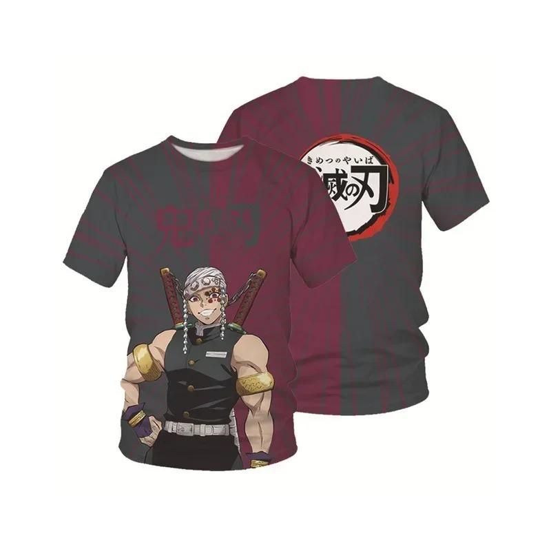 New Cartoon Anime Devil Killer 3D Printed Summer Kids T-shirt Short Sleeved Daily Casual Boys And Girls Summer Top XXS