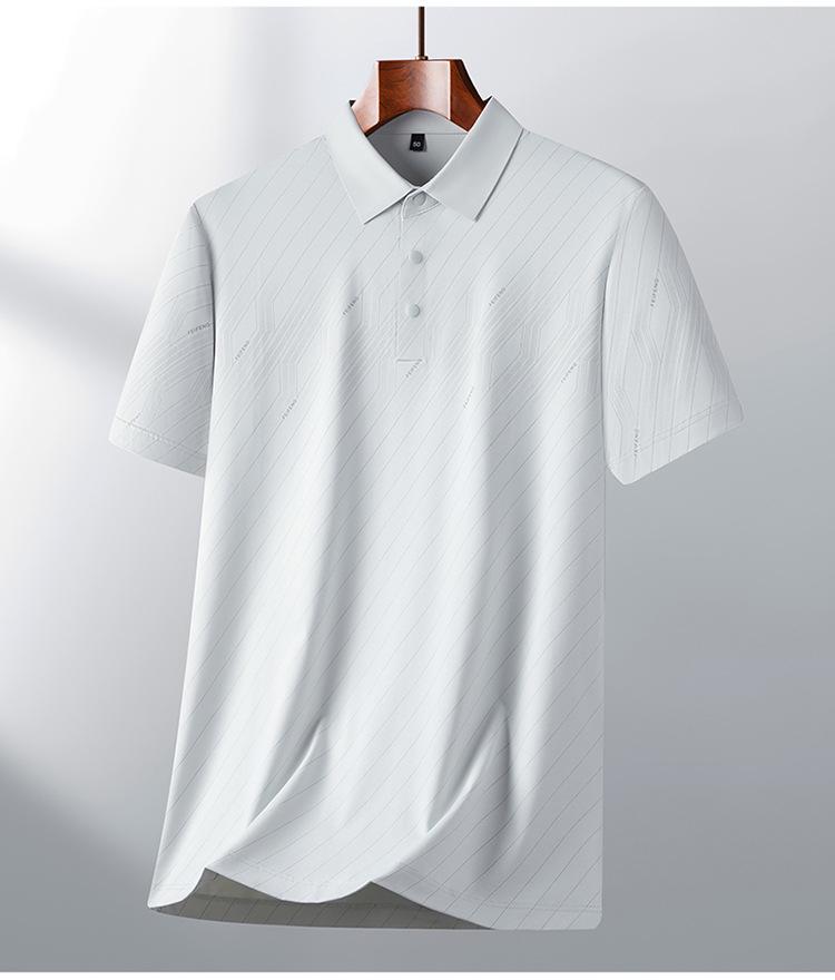 Men's Summer Cool Set: Short Sleeve T-shirt & Breathable Long Pants