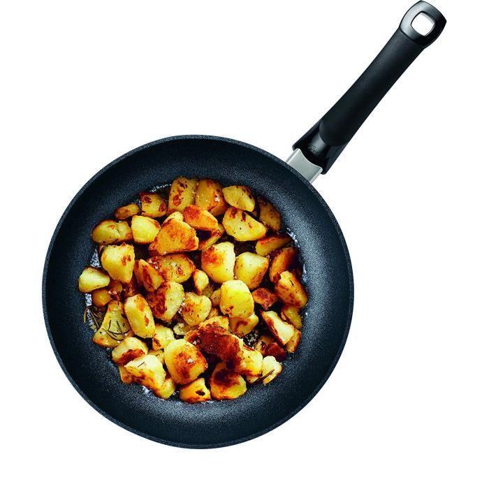 Fissler Adamant Comfort Poêle Antiadhésive En Aluminium Noir, Aluminium, Noir, 20 Cm - FISS-15910520100