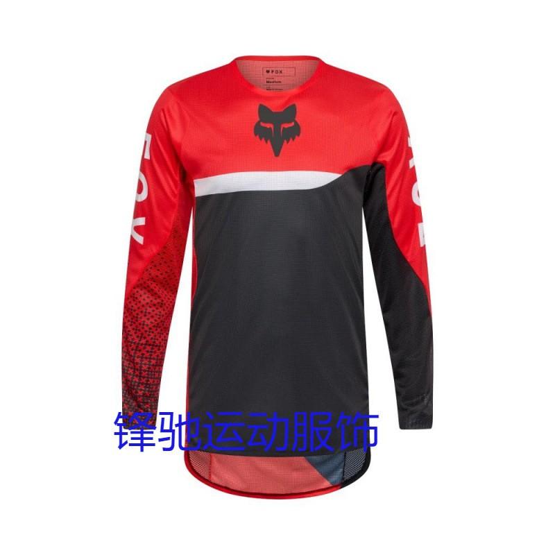 Herren Damen Mountainbike Radtrikot Langarm Schnelltrocknend Offroad Motocross Rennhemd