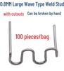 Car Bumper Repair Welding Nails Kit - Plastic Parts & Hot Melt Rivets