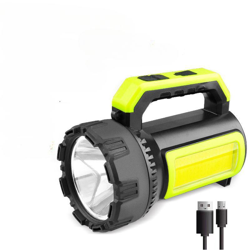 New searchlight LED strong light rechargeable high brightness long range shooter lantern miner's lamp home outdoor emergency flashlight