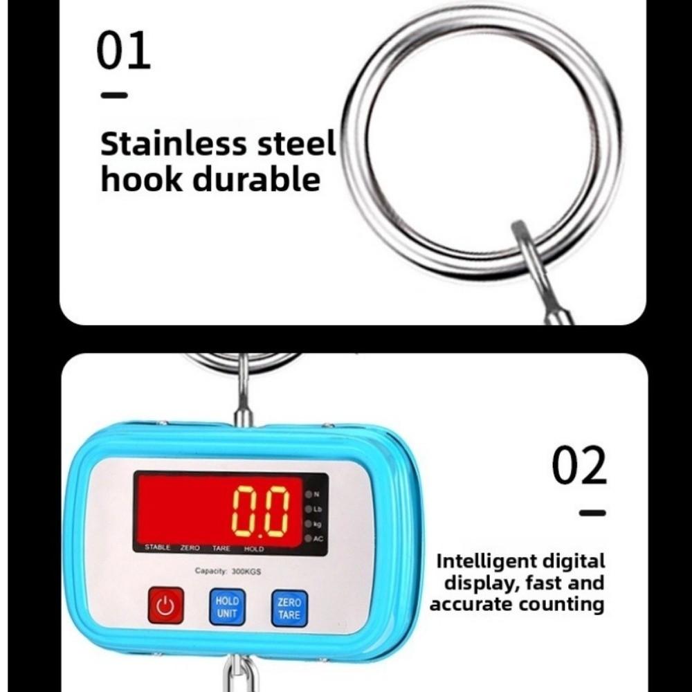High-Precision Digital Crane Scale Mini Hook Scale Portable Hanging Scale  Industrial Household