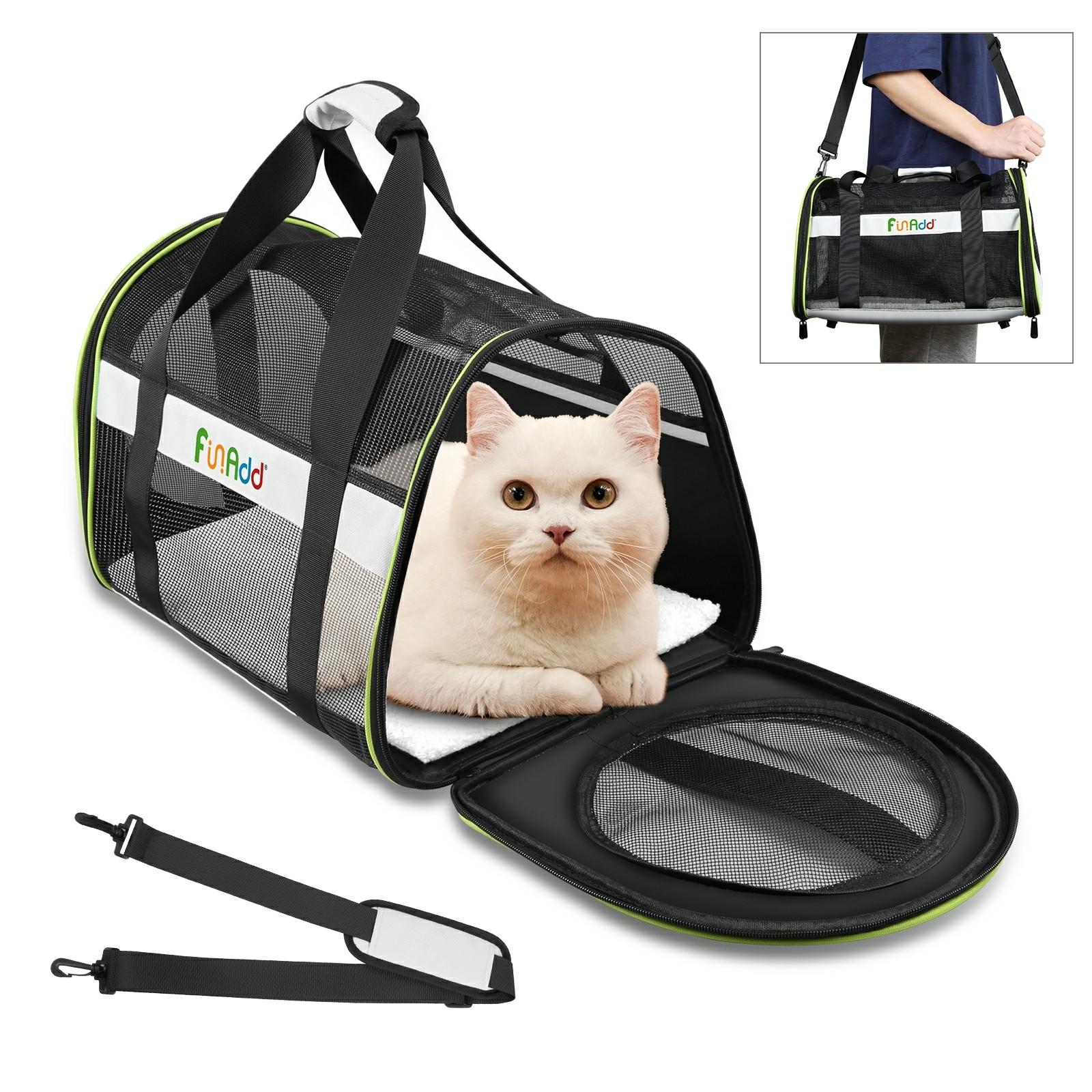 

FUNADD FA1001 Breathable Pet Carrier Bag Outgoing Dog Cat Crossbody Tote Bag C