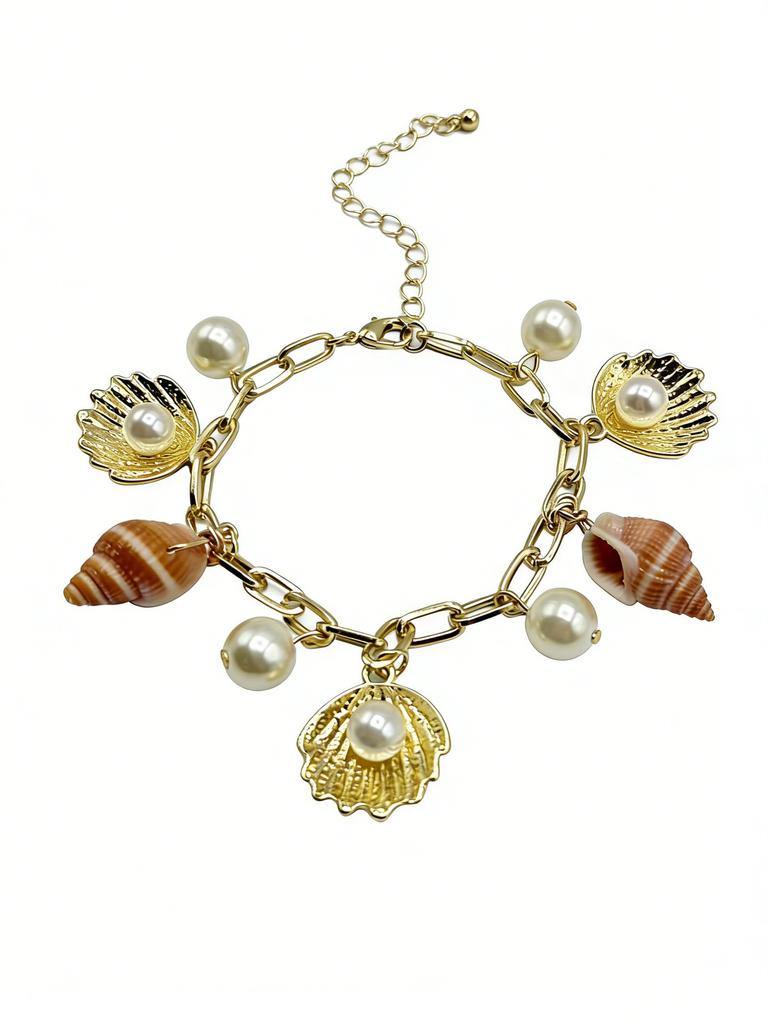 European and American sea shell  fashion holiday wind summer beach beaded ocean shell  jewelry