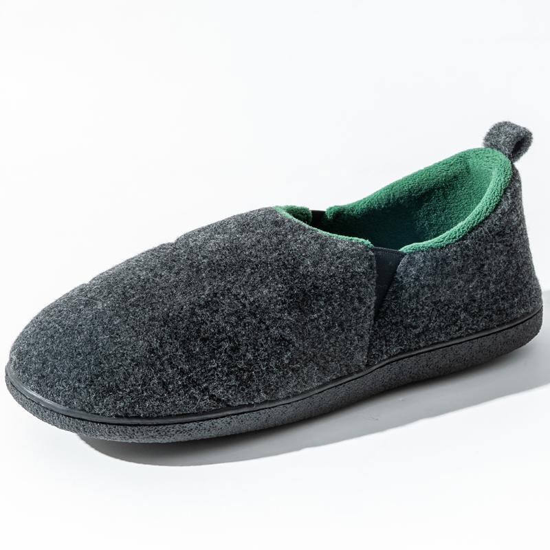 Fashion Litfun Winter Men Cotton Shoes Indoor Warm Fur Fluffy Men Casual House Slippers Outdoor Antiskid High Quality Fuzzy House Shoes