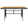 7 Piece Garden Dining Set Poly Rattan Grey