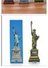 Statue of Liberty Metal Ornament: American Living Room Decor, Desktop Christmas Gift